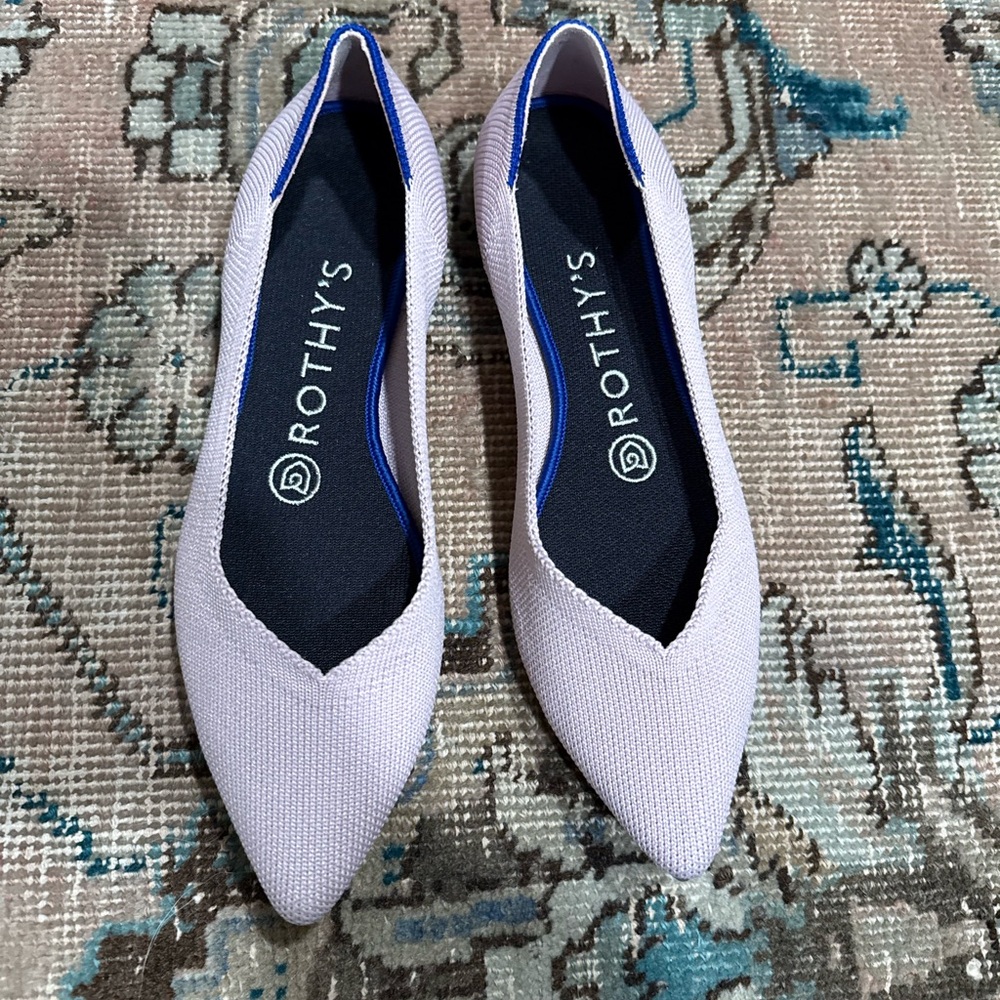 Rothy's Women's Pointed Flats in Lavender
